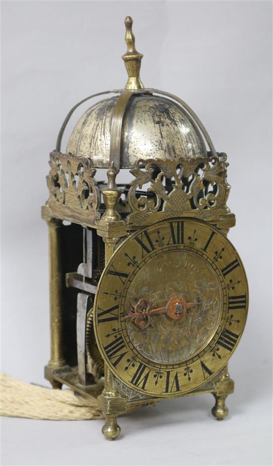 A lantern clock